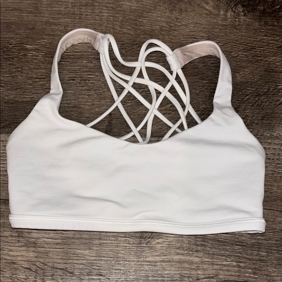 Other - Lululemon White Strappy Women's Bra size 2